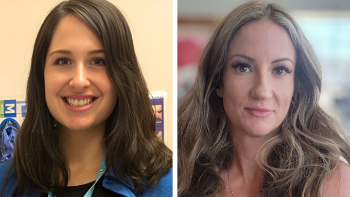 Headshots of Paulina Batke and Brighdie Davey